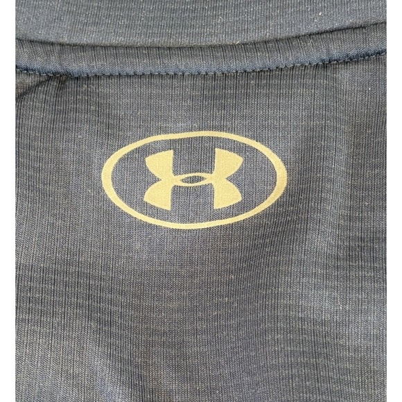 Under Armour ColdGear Reactor Thermal 1/4 Zip Pullover Mens Medium Blue Pockets - Picture 6 of 9